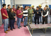 FORTALECE PROTECCI&Oacute;N CIVIL REFUGIOS TEMPORALES ANTE TEMPORAL LLUVIOSO EN SIERRA NORTE