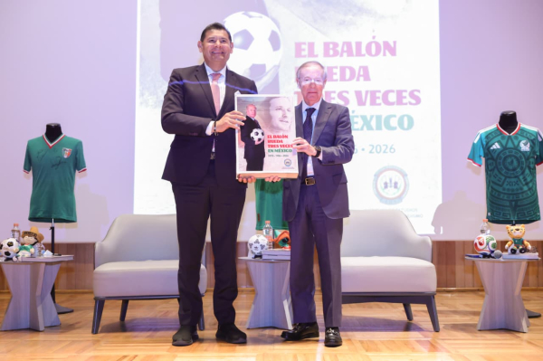 GOBIERNO DEL ESTADO DE PUEBLA Y JOS&Eacute; RAM&Oacute;N FERN&Aacute;NDEZ PROYECTAN LEGADO MUNDIALISTA DE M&Eacute;XICO