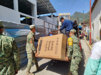 GOBIERNO DE M&Eacute;XICO ENTREGA EN PUEBLA M&Aacute;S DE 6 MIL APOYOS POR TORMENTA JERRY