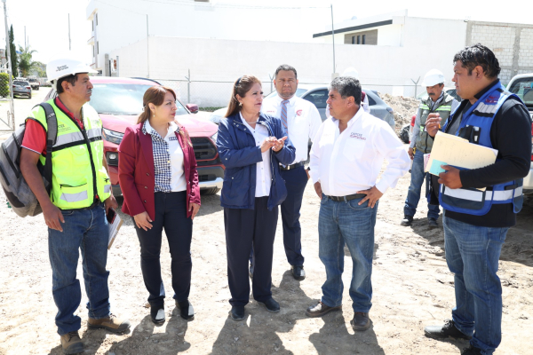 Socializa CAPCEE obras de infraestructura educativa en Amozoc