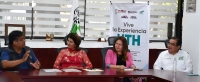 Firma de convenio de colaboración y becas, UTH y San Andrés Calpan