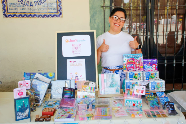 Fortalece DIF San Pedro Cholula la econom&iacute;a de mujeres con la 9&ordf; Feria del Emprendimiento