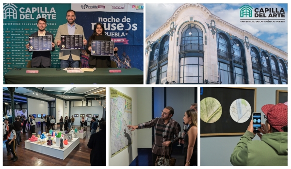 Capilla del Arte UDLAP formará parte de la segunda edición de Noche de Museos 2025