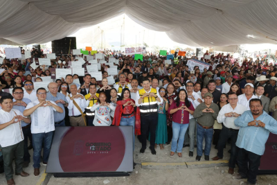 CAMPO Y OBRA COMUNITARIA TRANSFORMAN LA VIDA DE LAS FAMILIAS DE TEHUAC&Aacute;N