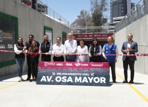 Inaugura Pepe Chedraui Mejoramiento Vial de Avenida Osa Mayor