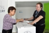La Rectora Lilia Cedillo emitió su voto para la elección del nuevo Consejo Universitario