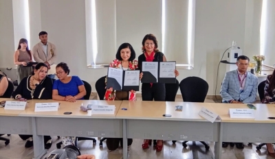 UTH fortalece lazos con instituciones, su rectora Mirna Toxqui Oliver encabezó firma de convenio con la Secretaría de las Mujeres a cargo de Virginia González Melgarejo.