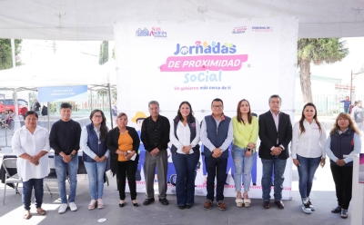Más cerca de la gente con Jornada de Proximidad Social en San Luis Tehuiloyocan