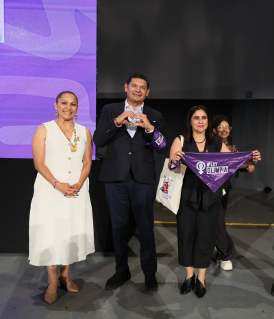 GOBIERNO ESTATAL CONVIERTE LUCHA DE OLIMPIA EN CONCIENCIA COLECTIVA PARA PROTEGER MUJERES