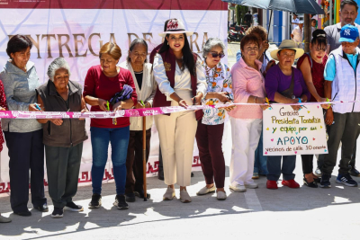 Con m&aacute;s obra p&uacute;blica, Tonantzin Fern&aacute;ndez transforma la imagen urbana de San Pedro Cholula