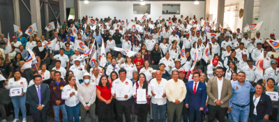 Reafirma Tonantzin Fern&aacute;ndez su compromiso con la base trabajadora de San Pedro Cholula