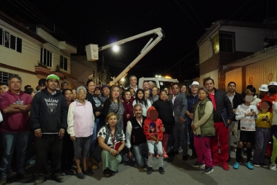 Nueva iluminación LED llega a la colonia Miguel Hidalgo,  gracias Puebla Brilla