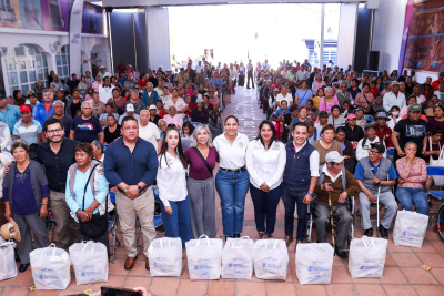 Impulsa Lupita Cuautle el bienestar social con la primera entrega de apoyos alimentarios 2026