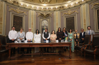 Signan Congreso del Estado y la CDH Puebla Convenio de Colaboraci&oacute;n