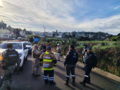SIN RIESGOS PARA LA POBLACI&Oacute;N, PROTECCI&Oacute;N CIVIL ESTATAL Y PEMEX MANTIENEN QUEMA CONTROLADA EN TEMAXCALAC