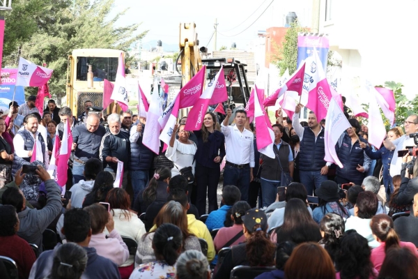 ARRANCA PAVIMENTACIÓN DE VIALIDAD EN LA GUADALUPANA EN SAN FRANCISCO TOTIMEHUACÁN