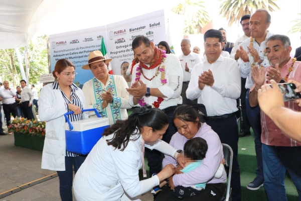 Puebla da inicio a la Semana Nacional de Vacunación 2025