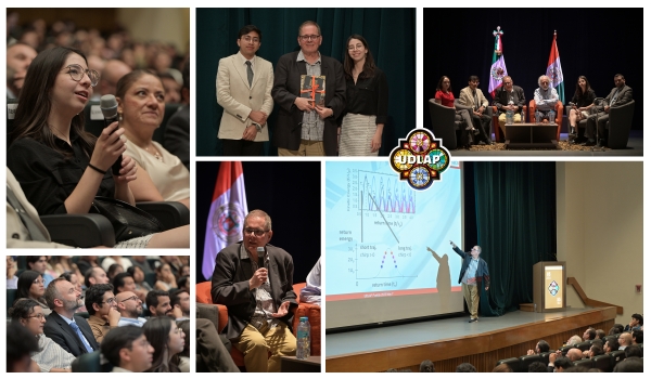 Premio Arthur Schawlow 2017 dialoga con estudiantes de la UDLAP