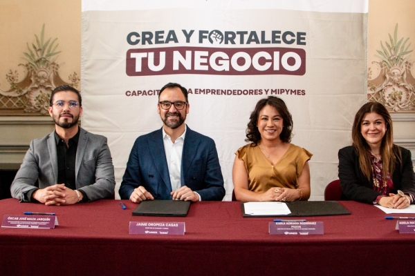 Acuerdan Gobierno de la Ciudad y Nafin capacitaciones gratuitas a emprendedores y MiPymes