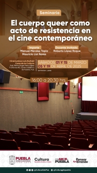 Gobierno estatal abre seminario sobre inclusión de género en el cine contemporáneo