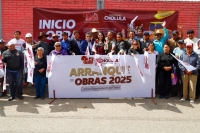 Gobierno de Cholula da banderazo de inicio a 2 megaobras más