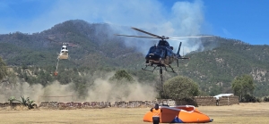 Personal de diferentes instancias trabajan en liquidación de 4 incendios activos en Puebla