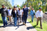 CON OBRA COMUNITARIA Y MAQUINARIA, GOBIERNO ESTATAL INTERVIENE DESLAVE EN PARQUE METROPOLITANO