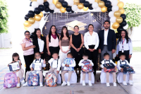 Lupita Cuautle acompa&ntilde;a a estudiantes de San Andr&eacute;s Cholula en la culminaci&oacute;n de su ciclo escolar