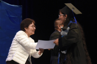 Rectora Lilia Cedillo preside graduaci&oacute;n de 143 estudiantes del Bachillerato Internacional 5 de Mayo de la BUAP