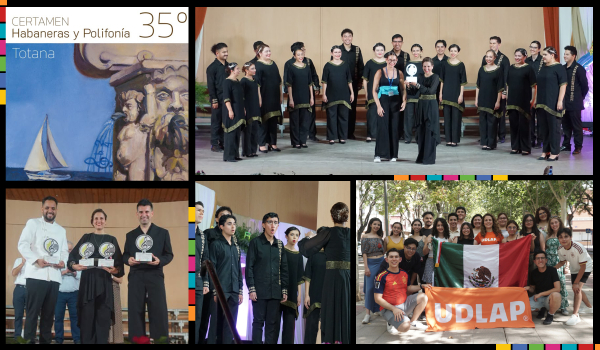 Coro de C&aacute;mara UDLAP consolida su excelencia y conquista Espa&ntilde;a al ganar el 35&ordm; Certamen de Habaneras y Polifon&iacute;a de Totana