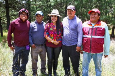 Con el respaldo del Gobierno del Estado, Tonantzin Fern&aacute;ndez encabeza jornada de reforestaci&oacute;n en el Cerro Zapotecas