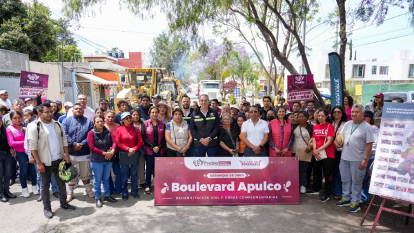 Arranca Pepe Chedraui trabajos de rehabilitaci&oacute;n vial en Bulevar Apulco