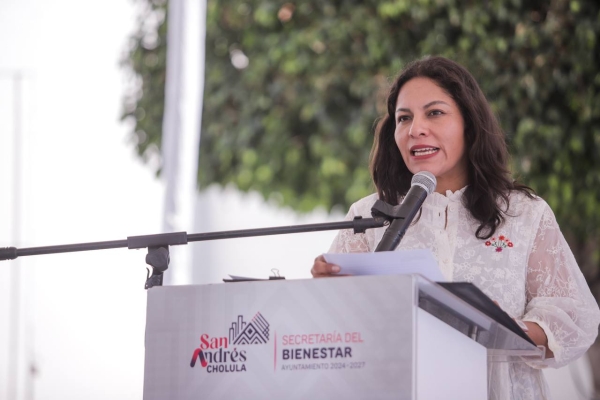 Encabeza Lupita Cuautle quinta jornada “Contigo Migrante” en Tonantzintla