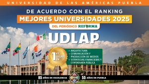 Licenciaturas de la UDLAP dentro el top 3
