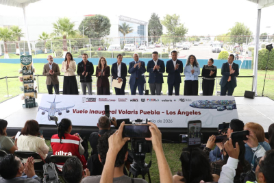 Puebla fortalece su conexi&oacute;n internacional con vuelo a Los &Aacute;ngeles