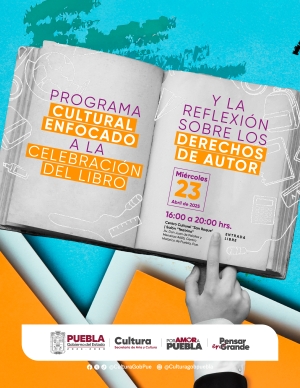 Gobierno estatal alista actividades por Día del Libro y Derecho de Autor