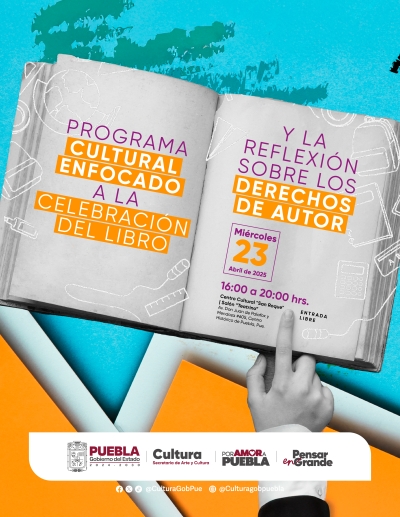 Gobierno estatal alista actividades por Día del Libro y Derecho de Autor