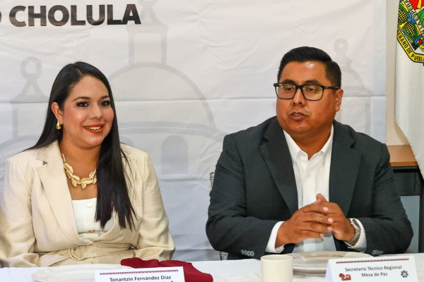 Tonantzin Fern&aacute;ndez encabeza Mesa de Construcci&oacute;n de Paz y Seguridad Regi&oacute;n Puebla para fortalecer la coordinaci&oacute;n interinstitucional