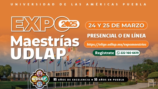 El siguiente paso del éxito está en Expo Maestrías UDLAP 2025