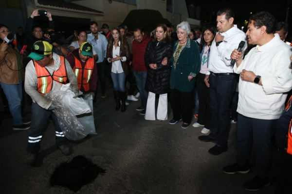 Bachetón trabaja 24 hrs para dignificación de vialidades