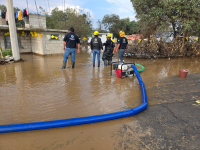 Gobierno del Estado brinda atenci&oacute;n inmediata por inundaciones en Esperanza