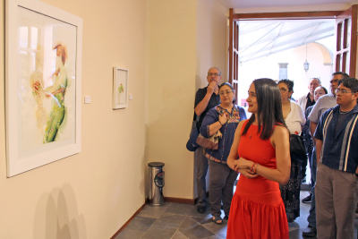 BUAP re&uacute;ne por primera vez las seis series de la artista boliviana Alejandra Alarc&oacute;n