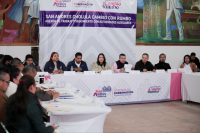 Lupita Cuautle da seguimiento a agenda comunitaria con autoridades auxiliares