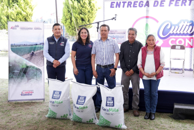 Inicia distribuci&oacute;n de fertilizantes a familias agricultoras en San Andr&eacute;s Cholula