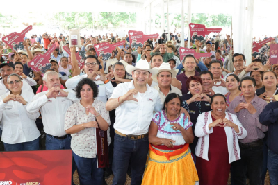 OBRA P&Uacute;BLICA, APOYO AL CAMPO Y RIQUEZA COMUNITARIA PARA LA SIERRA NORTE: ARMENTA MIER