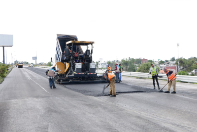 Secretar&iacute;a de Infraestructura tiende micro carpeta en Perif&eacute;rico Ecol&oacute;gico para seguridad vial