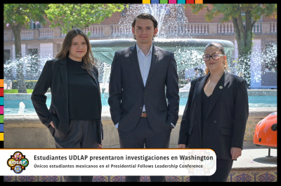 Estudiantes UDLAP presentaron investigaciones en Washington