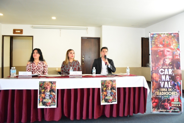 Presentan la 6ª edición del &quot;Desfile de Carnaval Suma de Tradiciones&quot;