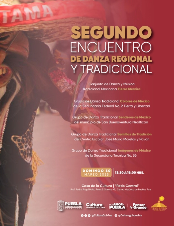 Gobierno estatal promueve cultura regional y tradicional con encuentro de danza