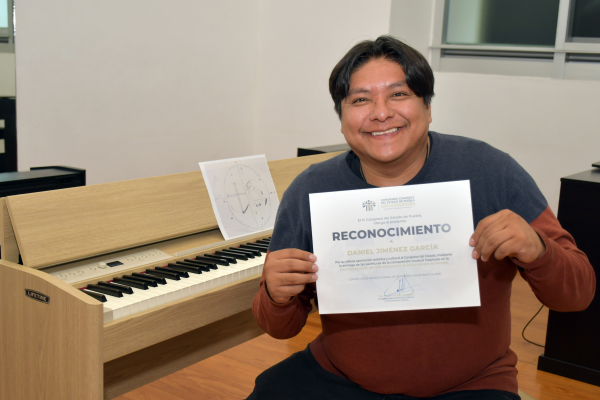 Profesor del CCU-BUAP crea partitura conmemorativa por el 495 aniversario de la fundaci&oacute;n de Puebla